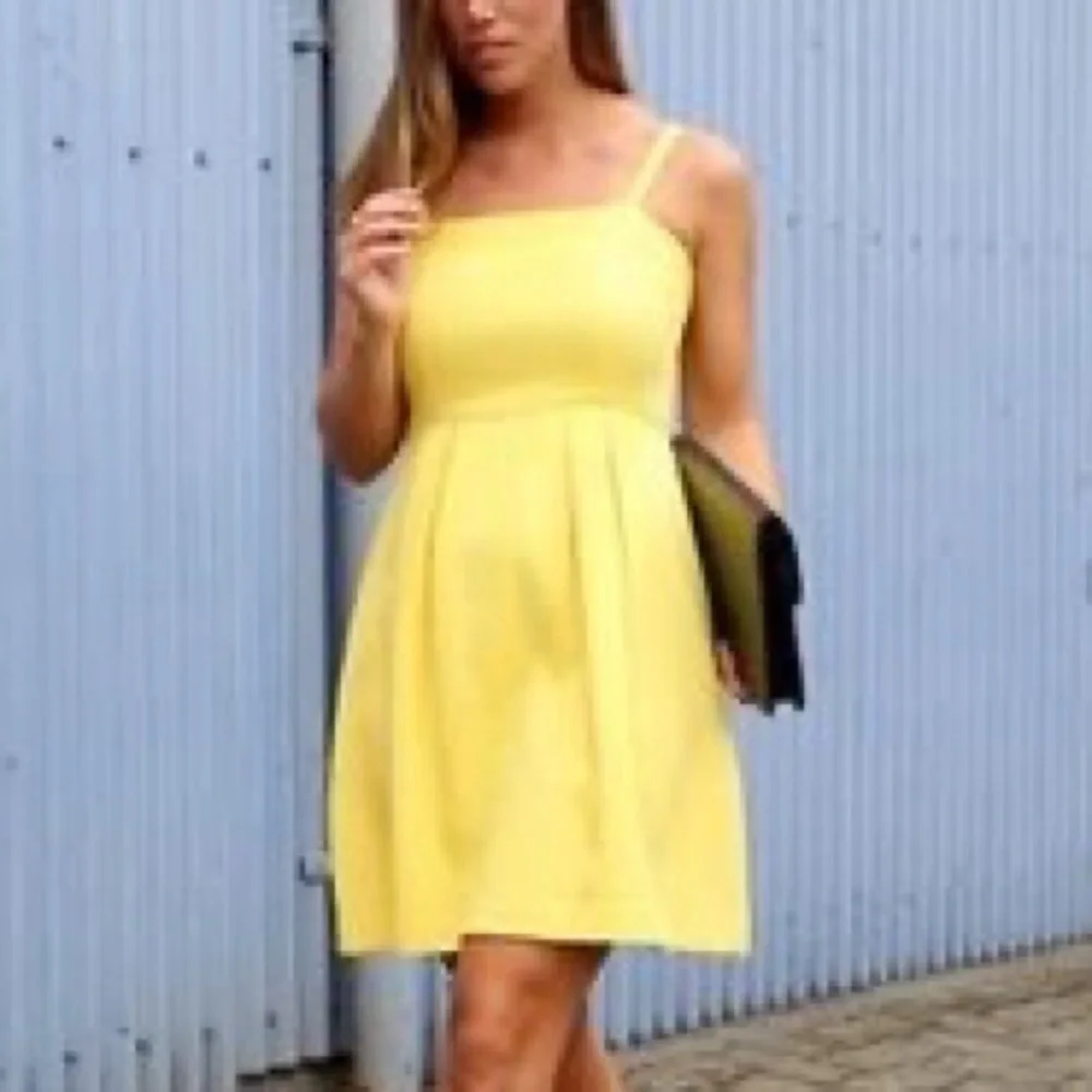 Loft Yellow Sundress Textured Size 2 Boho Beach Summer